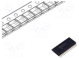 IC: interface; receiver,line driver; RS232; 500kbps; SOIC28