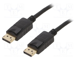 Cable; DisplayPort 1.2,HDCP 1.3; DisplayPort plug,both sides
