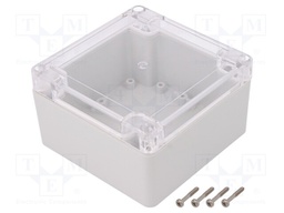 Enclosure: multipurpose; X: 105mm; Y: 105mm; Z: 60mm; ZP; ABS; gasket