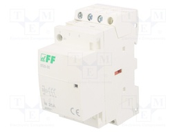 Contactor: 3-pole installation; NO x3; 230VAC; 25A; DIN