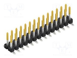 Connector: pin strips; pin header; male; PIN: 28; 2.54mm; SMT; 2x14