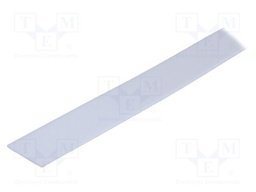 Cover for LED profiles; white; 1m; Kind of shutter: A1; slide