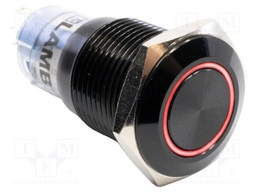 Switch: vandal resistant; Pos: 2; DPDT; 2A/48VDC; IP40; ON-(ON)