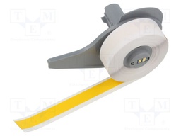 Tape; 12.7mm; 15.24m; yellow; self-adhesive; -40÷82°C