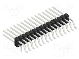Connector: pin strips; pin header; male; PIN: 30; 2.54mm; SMT,THT