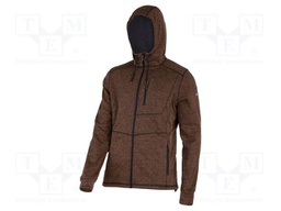 Hoodie; Size: XXXL; brown; 210g/m2