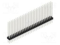Connector: pin strips; pin header; male; PIN: 56; 2.54mm; THT; 2x28