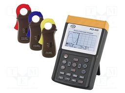 Meter: power logger; LCD 4,9"; Network: three-phase; Øcable: 30mm