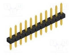 Connector: pin strips; pin header; male; PIN: 11; 2mm; THT; 1x11