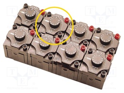 Decade box: resistance; 1÷10Ώ; Number of ranges: 11; 750mA; 7.5V