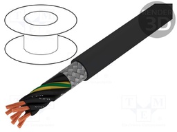 Wire; ÖLFLEX® CLASSIC 115 CY BK; 7G0,75mm2; tinned copper braid