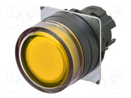 Switch: push-button; 22mm; Stabl.pos: 1; flat; Pos: 2