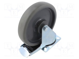 Transport wheel; Ø: 200mm; W: 40mm; H: 235mm; torsional with lock
