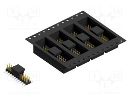 Connector: pin strips; pin header; male; PIN: 22; 2mm; SMT; 2x11