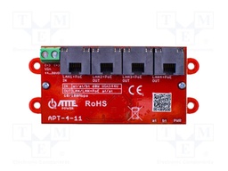 Switch PoE Ethernet; Number of ports: 4; 10Mbps,100Mbps
