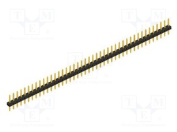 Connector: pin strips; pin header; male; PIN: 43; 2mm; THT; 1x43