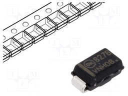 Diode: Zener; 1.5W; 12V; SMD; reel,tape; SMA; single diode