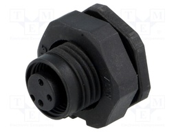 Socket; M12; PIN: 3; female; A code-DeviceNet / CANopen; THT; IP68