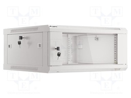 Enclosure: rack cabinet; Standard: 19"; 4U; grey; Z: 600mm; X: 600mm