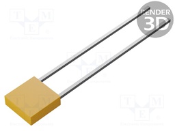 Capacitor: ceramic; MLCC; 1uF; 50V; ±10%; THT; 5.08mm; Package: bag