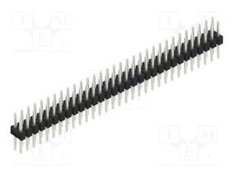 Connector: pin strips; pin header; male; PIN: 62; 2.54mm; THT; 2x31