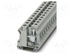 Splice terminal: rail; PA; L: 49.9mm; terminals: 2; W: 12.2mm; H: 51mm