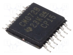 IC: digital; OR; Ch: 2; IN: 4; CMOS; SMD; TSSOP14; 3÷18VDC; -55÷125°C