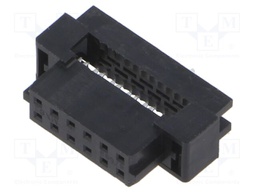 2mm Mgrid Conn IDT /SglRmp .38AuLF 12Ckt