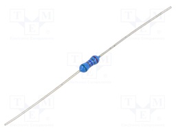 Resistor: metal film; THT; 3.83kΩ; 250mW; ±0.5%; 6.3x2.3mm; axial