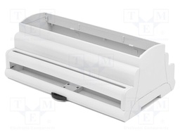 Enclosure: for DIN rail mounting; No.of mod: 9