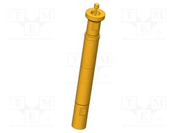 Test needle; Operational spring compression: 2mm; 3A; Ø: 1.5mm