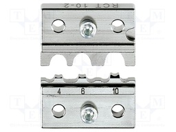 Crimping jaws; tubular connectors