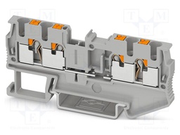 Splice terminal: rail; PT; 24A; 800V; push-in; PA; L: 35.3mm; W: 5.2mm