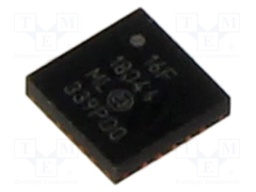IC: PIC microcontroller; Memory: 7kB; SRAM: 512B; EEPROM: 128B; SMD