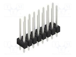 Connector: pin strips; pin header; male; PIN: 16; 2.54mm; THT; 2x8