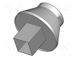 Nozzle: hot air; for hot air station; HCT-1000; 14x14mm