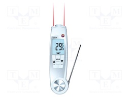 Infrared thermometer; LCD,with a backlit; -30÷250°C; IP65