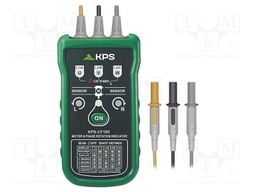 Tester: phase sequence; 120÷400VAC; Freq: 2÷400Hz; 0÷40°C; 252g