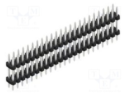 Connector: pin strips; pin header; male; PIN: 46; 2mm; THT; 2x23