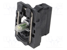 LED Panel Mount Indicator, Pilot Light, White, 230 VAC, 22 mm, IP65