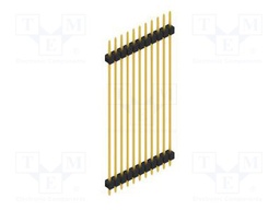 Connector: pin strips; pin header; male; PIN: 11; 2.54mm; THT; 1x11
