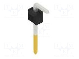 Connector: pin strips; pin header; male; PIN: 1; 2.54mm; THT; 1x1