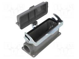 Enclosure: for HDC connectors; size D24B; with latch; with cover