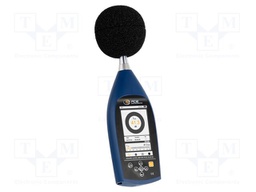 Meter: sound level; touch screen,LCD; Range: 21÷143dBA; IP20; 8GB