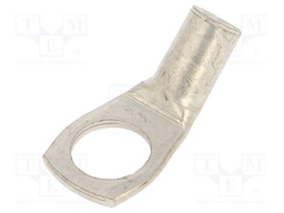 Tip: ring tube; M12; 25mm2; crimped; for cable; angled 45°; tinned