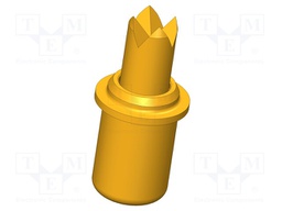 Test needle; Operational spring compression: 1mm; 8A; Ø: 1.3mm