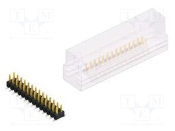 Connector: pin strips; pin header; male; PIN: 28; 2.54mm; SMT; 2x14