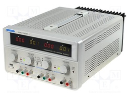 Power supply: laboratory; Channels: 3; 0÷30VDC; 0÷3A; 0÷30VDC; 0÷3A