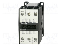 Contactor: 3-pole; NO x3; 110VAC; 74A; for DIN rail mounting; J7KN