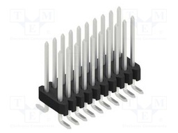 Connector: pin strips; pin header; male; PIN: 20; 1.27mm; SMT; 2x10